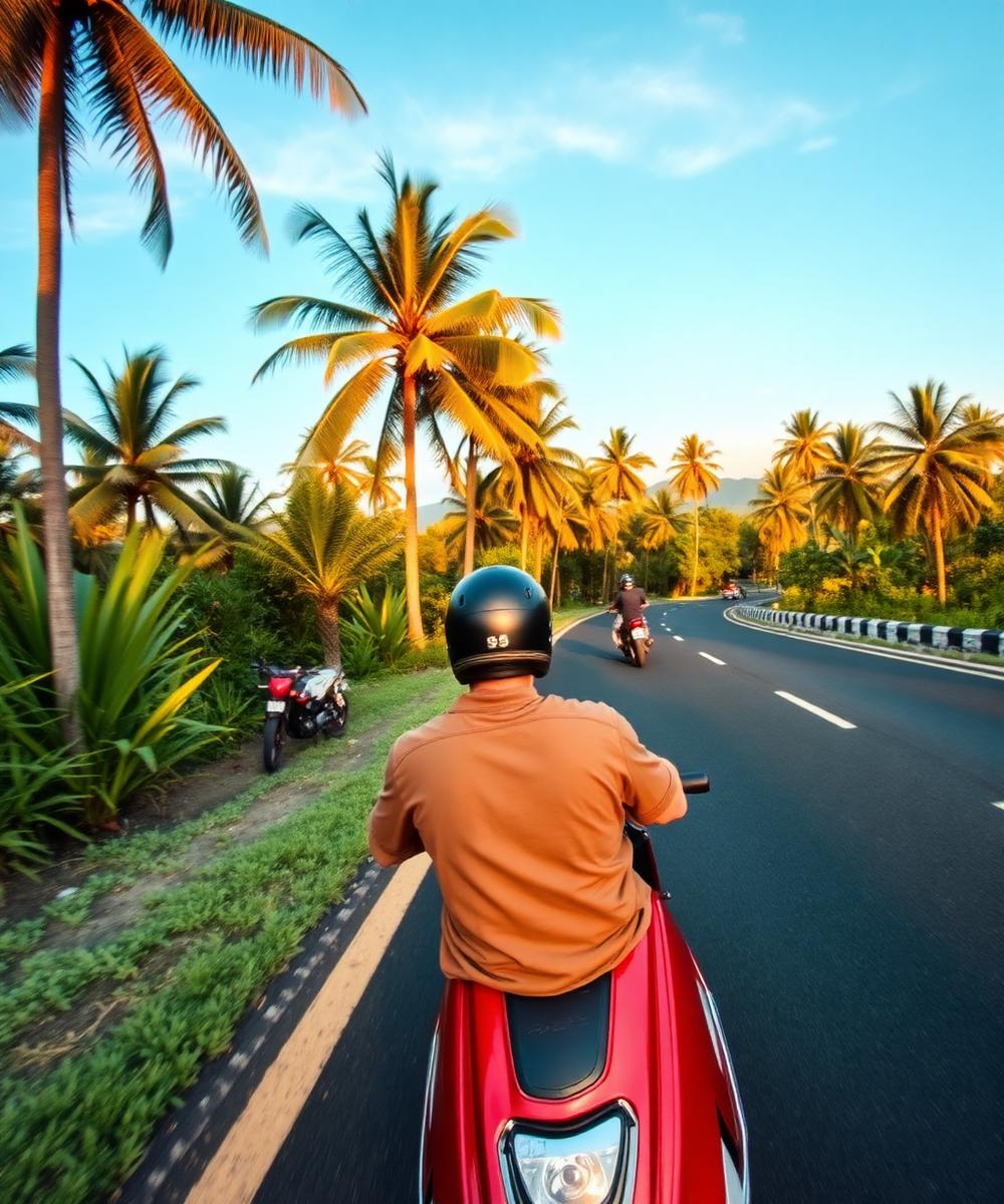 Scooter ride through Canggu